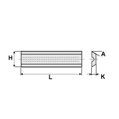 CMT 790.197.80 Speciaal WPL mes F1750 19,7x8x1,5 mm (10 stuks)