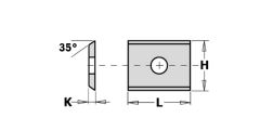 CMT 790.075.00 WPL wisselmes 2 zijdig 7,5 x 12 x 1,5 mm 10 stuks