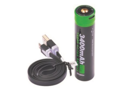 Nextorch 79NT/18650USB Oplaadbaar Batterij 18650 Li-lon USB 3.7 Volt