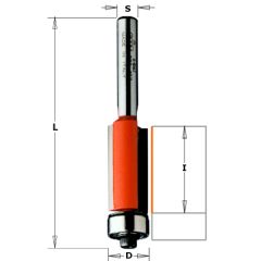 CMT 906.227.11 Uitloopfrees met kopse geleider 12,7 x 25,4 mm schacht 8 mm