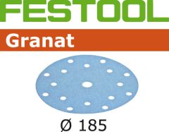 Festool 497186 Schuurschijven Korrel 120 Granat 100 stuks STF D185/16 P120 GR/100