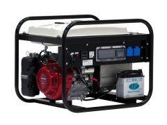 Europower EP6000E-25 stroomaggregaat 6 KVA met Honda benzinemotor 2x 230Volt (16A) elektrische startend 950000609