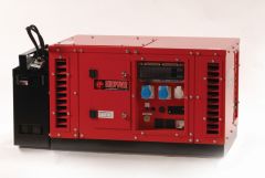 Europower EPS6000E stroomaggregaat 6 KVA met benzine motor 2 x 230 Volt (16A) - 1x 230 Volt (32A) elektrische startend 950000611