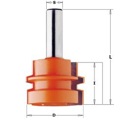 CMT 955.501.11 Trapeziumverlijmfrees schacht 12 mm