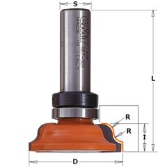 CMT 967.50311B Profielfrees + geleidelager op schacht 60,5 mm schacht 12 mm