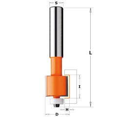 CMT 980.513.11 Corian Inleg Groeffrees + lager I=19,05 schacht 12 mm