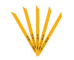 DeWalt DT2350-QZ BI-Metaal 305 x 3,6 - 5,1 mm Reciprozaagbladen 5 Stuks