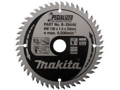 Makita B-29446 Cirkelzaagblad Specialized Laminaat 136 x 20 x 48T