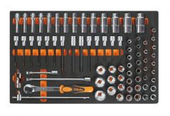 Beta 024500120 M120 Doppenset 75-Delig 1/2"