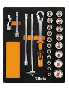 Beta 024500083 M83 Dopsleutelset 24-Delig 1/2" 10 - 32 mm