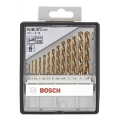 Bosch 2607010539 13-delige HSS-Tin Metaalborenset Robustline