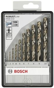 Bosch 2607019925 10-delige HSS metaalboren set