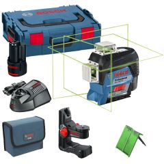 Bosch Blauw 0601063T00 GLL3-80 CG Kruislijnlaser + BM1 houder 12V 2.0Ah Li-Ion