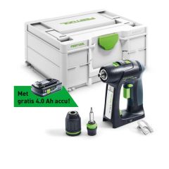 Festool 577050 C 18 Li-Basic accuboormachine