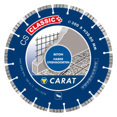 Carat CSC3504A21 5 x diamantzaagblad Beton CS Classic 350 x 25,4 in koffer