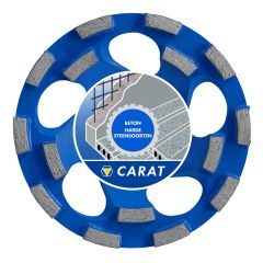 Carat CUBD1259C0 SLIJPKOP DUSTEC 125x25.0MM TYPE BETON PREMIUM voor Festool DSG-AG 125 schuursysteem