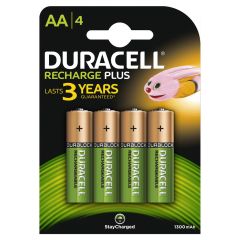 Duracell D039247 Oplaadbare Batterijen Plus AA 4st.