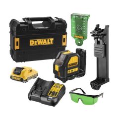 DeWalt DCE088D1G-QW Zelfnivellerende Kruislijnlaser Groene Straal 10,8V 2,0Ah XR Li-Ion