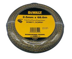 DeWalt DT20652-QZ vervangdraad grastrimmer 2,5 mm x 68.6 mtr DCM571/DCM581