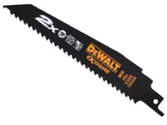 DeWalt DT2408L-QZ 2x Demolition 203 x 2.5 mm Reciprozaagbladen (5 stuks) voor metaal