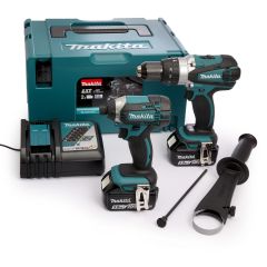 Makita DLX2145TJ Comboset 18V 5,0 AH Li-ion DHP458 Accuklopboor + DTD152 Slagschroever in M-Box