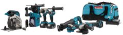 Makita DLX7020TX1 Combiset 7 machines 18V 2 x 5,0Ah Li-Ion