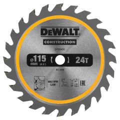 DeWalt DT20420-QZ Cirkelzaagblad 115 x 9,5 x 24T