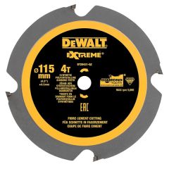 DeWalt DT20421-QZ Cirkelzaagblad 115 x 9,5 x 4T Vezelcement