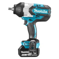 Makita DTW1002RTJ Slagmoersleutel 1/2" 1000Nm 18 Volt 5,0 AH Li-ion