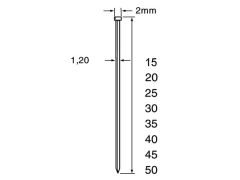 Dutack 5134038 SKN12 Minibrad RVS 30mm 5000 stuks