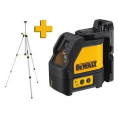 DeWalt DW088KTRI-XJ DW088KTRI zelfnivellerende kruislijnlaser + DE0881 Statief