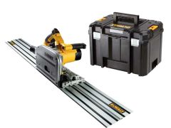 DeWalt DWS520KT-QS Invalcirkelzaag 55mm + geleiderail 1,5m in TSTAK Koffer