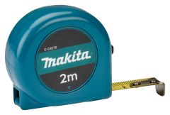 Makita E-03078 Rolbandmaat 2mx13mm Maatvoering enkelzijdig in cm