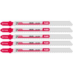 Flex-tools 490091 Decoupeerzaagblad voor Aluminium JS 75 AL 5 stuks