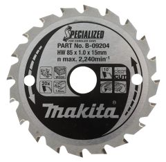 Makita B-08361 HM-zaagblad Hout 190 x 15,88 x 24T