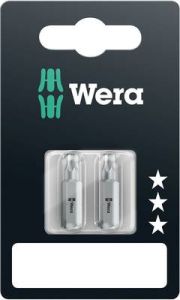 Wera 05073315001 867/1 Z SB SiS Torx-bit T 25 Gereedschapsstaal Gelegeerd, Taai D 6.3 2 stuk(s)