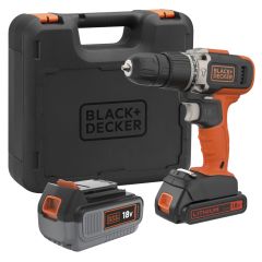 Black & Decker BCD003MEM2K-QW Accu Klopboormachine 18 Volt 1x 2.0 Ah/4.0Ah Li-ion