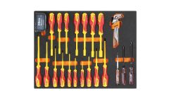 Beta 024504263 MB63 Soepele voorgevormde inzetbakken met assortiment gereedschap