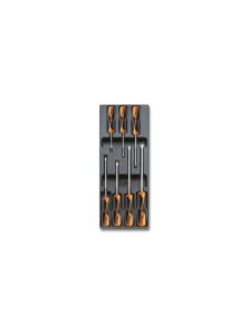 Beta 024240198 T198 Harde voorgevormde inzetbakken met assortiment gereedschap