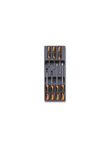 Beta 024240208 T208 Harde voorgevormde inzetbakken met assortiment gereedschap