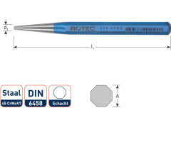 Rotec 219.0003 Doorslag 3 mm