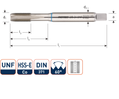 Rotec 339.0160I HSSE INOX 1000 M.Tap UNF 5/16-24