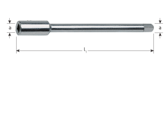 Rotec 380.0145 Tapverlengstuk DIN 377 14,5x175 mm (M22-M24)