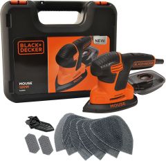 Black & Decker KA2500K-QS Schuurmachine met accessoires in koffer