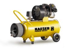 Kaeser 1.1820.10010 Premium 450/90D Zuigercompressor 400 Volt + Haspel incl. 20 mtr. luchtslang