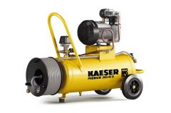 Kaeser 1.1806.00010 Premium 250/40D Zuigercompressor 400 Volt + Haspel incl. 20 mtr. luchtslang