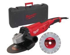 Milwaukee 4933440292 AG 22-230 Diamantset/DMS haakse slijper - 2200W - 230mm