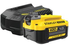 Stanley SFMCB14M1 Fatmax V20 Startkit 1x Accu 18V 4,0 Ah + Acculader