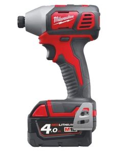 Milwaukee 4933443580 M18 BID-402C Fuel 1/4"Hex Compact Slagschroevendraaier 18V 4,0Ah Redli-ion