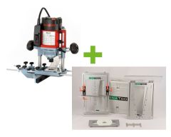 Lignatool LT080SRLO65 Zwaluwstaart Freesmal set Standaardpakket + Mafell LO65 Ec MidiMax bovenfrees!